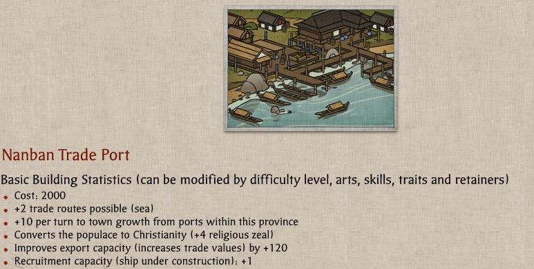 shogun 2 nanban trade port