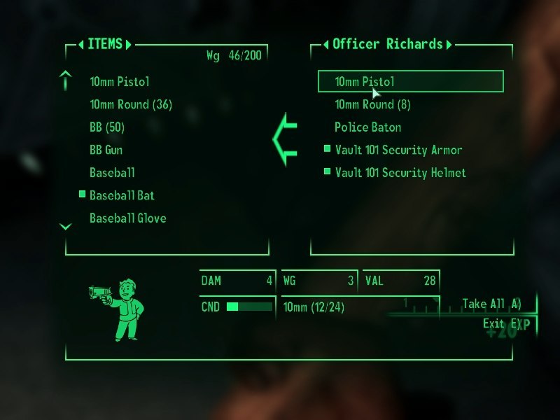 Fallout 3-A Post-Nuclear Inventory Management Sim (gone wrong