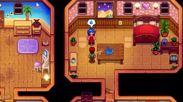 Stardew valley комнаты супругов