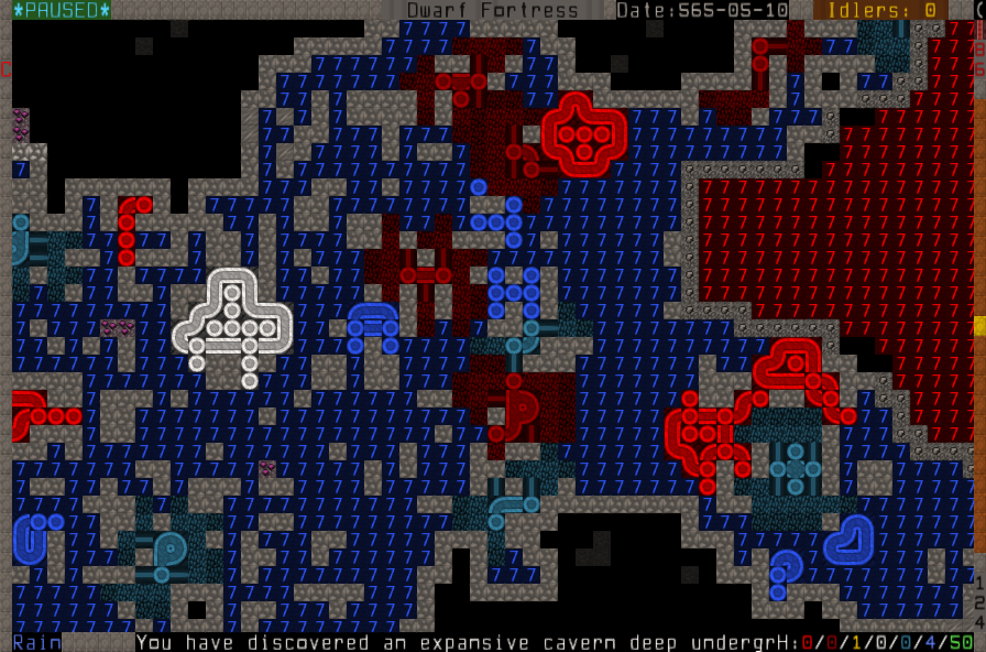 dwarf fortress cavern levels