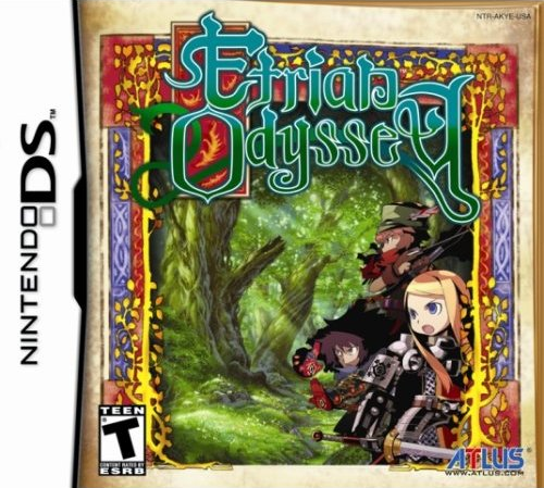 Etrian Odyssey offers 3 EMPTY CASE with manual and skill tree chart