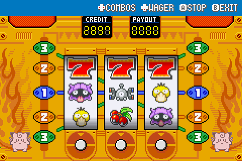 Pokemon fire red slot machine