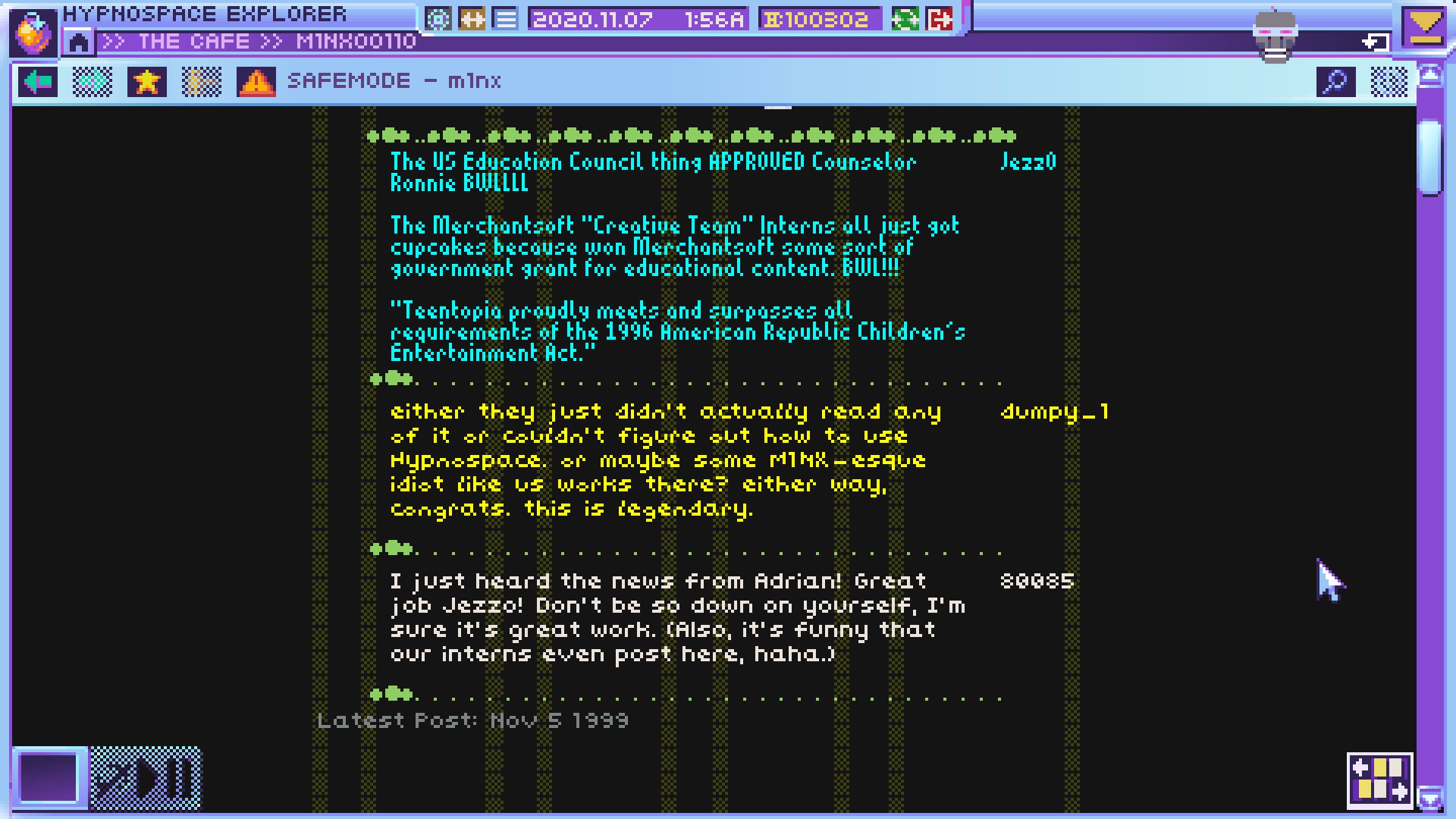 Hypnospace Outlaw: Undertale Download Page v 1.0.0 Page Mod für Hypnospace  Outlaw