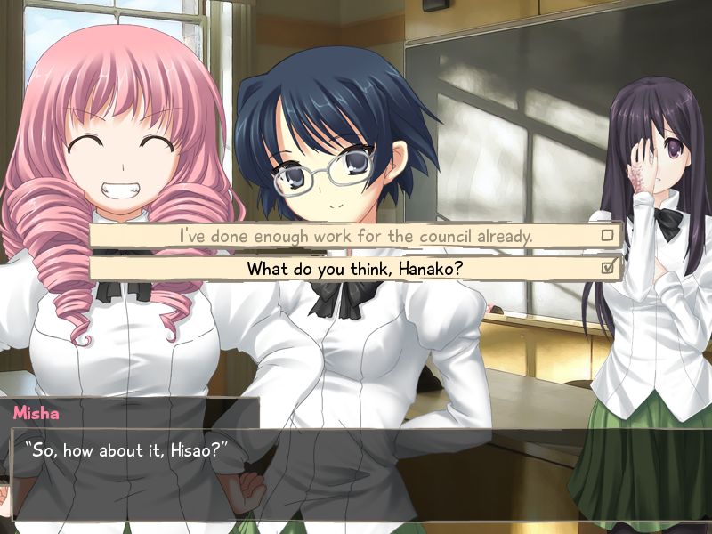 Katawa shoujo прохождение схема