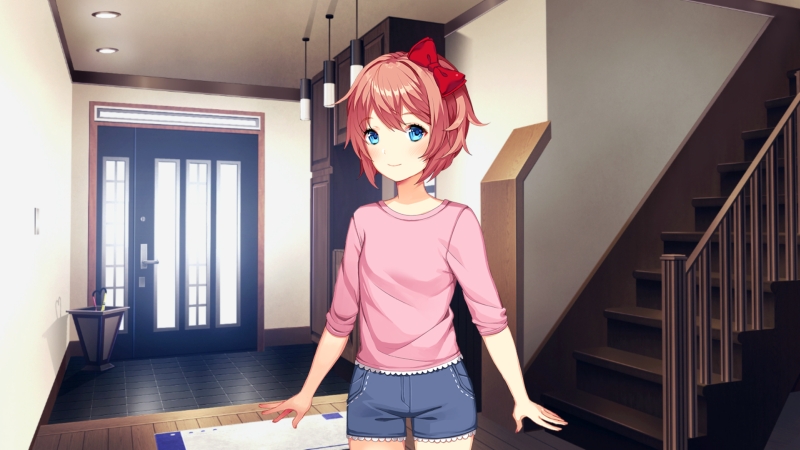 Sayori in her Cutest Form!Doki Doki Blue Skies/Sayori Route#11