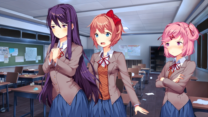 The Mod Where They Can Get Therapy: Let's Play Doki Doki Blue Skies - The  Something Awful Forums