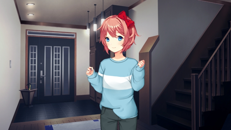 Sayori in her Cutest Form!Doki Doki Blue Skies/Sayori Route#11